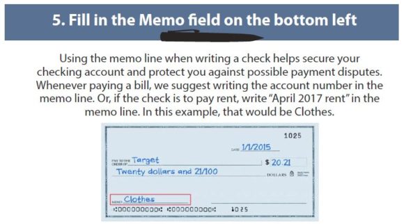 How to Write a Check - Ukrainian Selfreliance Federal Credit Union