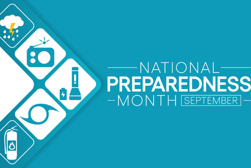 National Preparedness month (NPM) is observed each year in September to raise awareness about the importance of preparing for disasters and emergencies that could happen at any time. Vector art Be Financially Ready: National Preparedness Month Tips